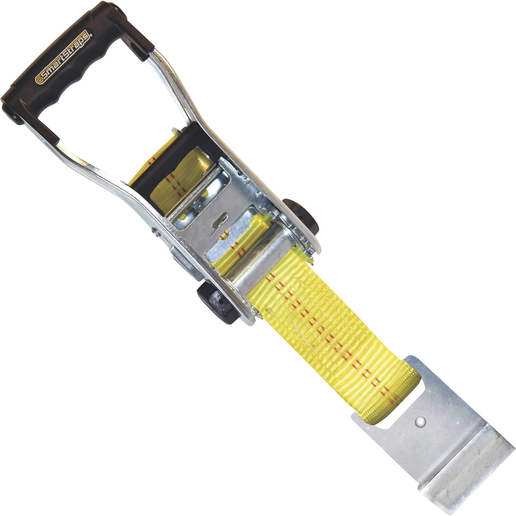 SmartStraps Flat Hook Ratchet Tie-Down, 27ft. x 2in., 10,000-Lb. Capacity, Model# 263